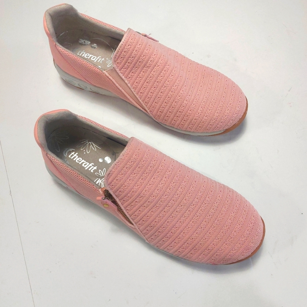 THERAFIT Nina Women's Side Zip Slip-on Sneakers Size 11.5- 12